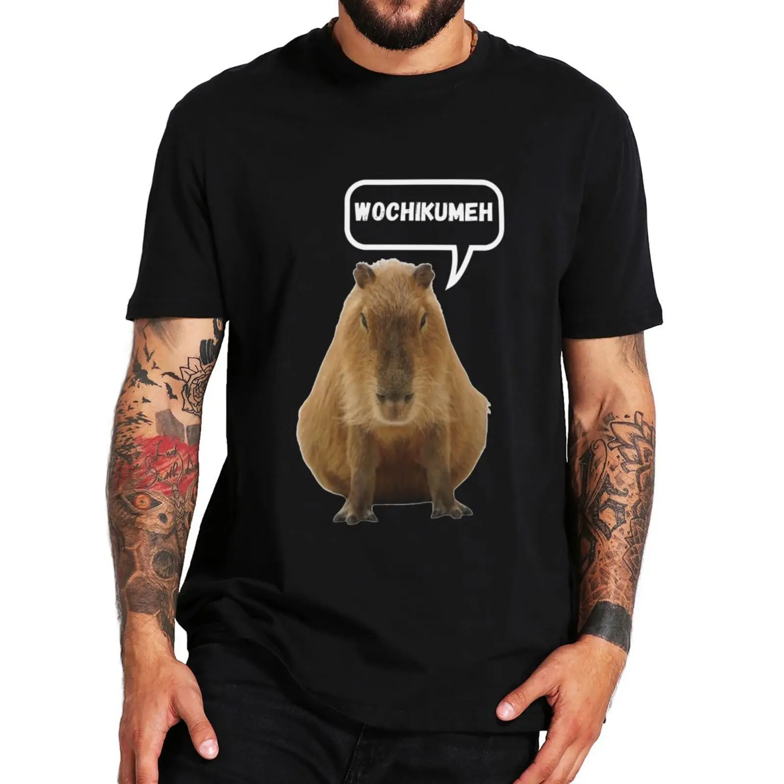 

Wochikumeh Classic T Shirt Funny Meme Trend Teen Slang Fans Tee Tops Casual 100% Cotton Unisex Oversized Soft T-shirts EU Size