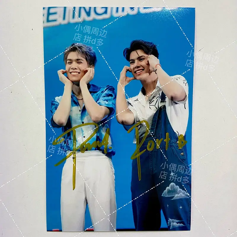 태국 bl 스타 Fortpeat 사인 사진, 비 인쇄, 친구를 위한 생일 선물, 6 인치