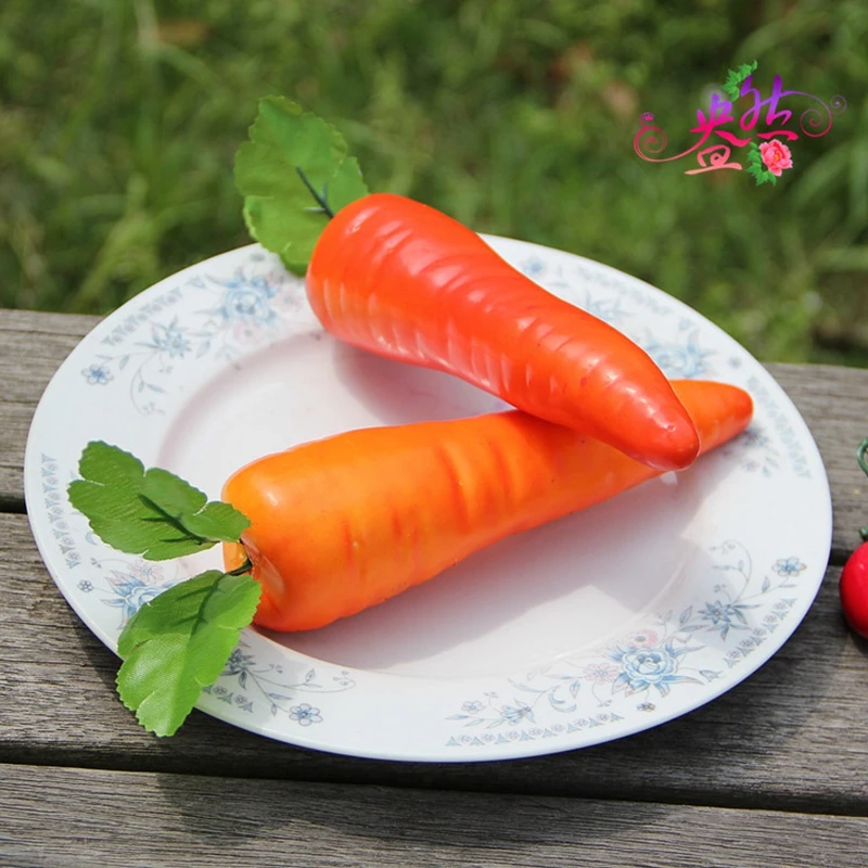 Simulation Carrot False Fruit Vegetable Carrot Model Home Decoration Craft Jewelry Props vegetable ornaments,food model,food photography props