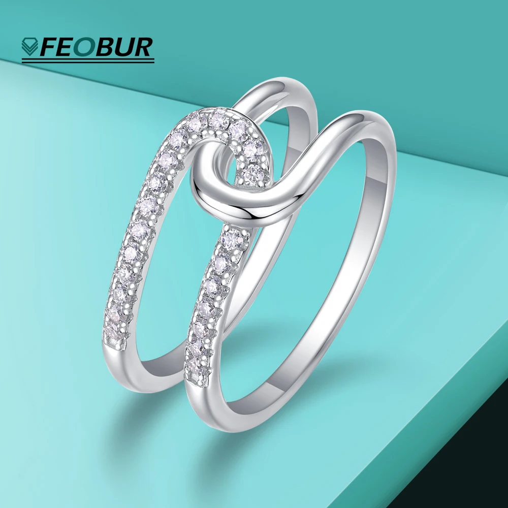 

Real Moissanite D Color 1.3mm Rings for Women 18K Gold Plated 100% S925 Sterling Silver Curved Ring Elegant Fine Jewelry Gift