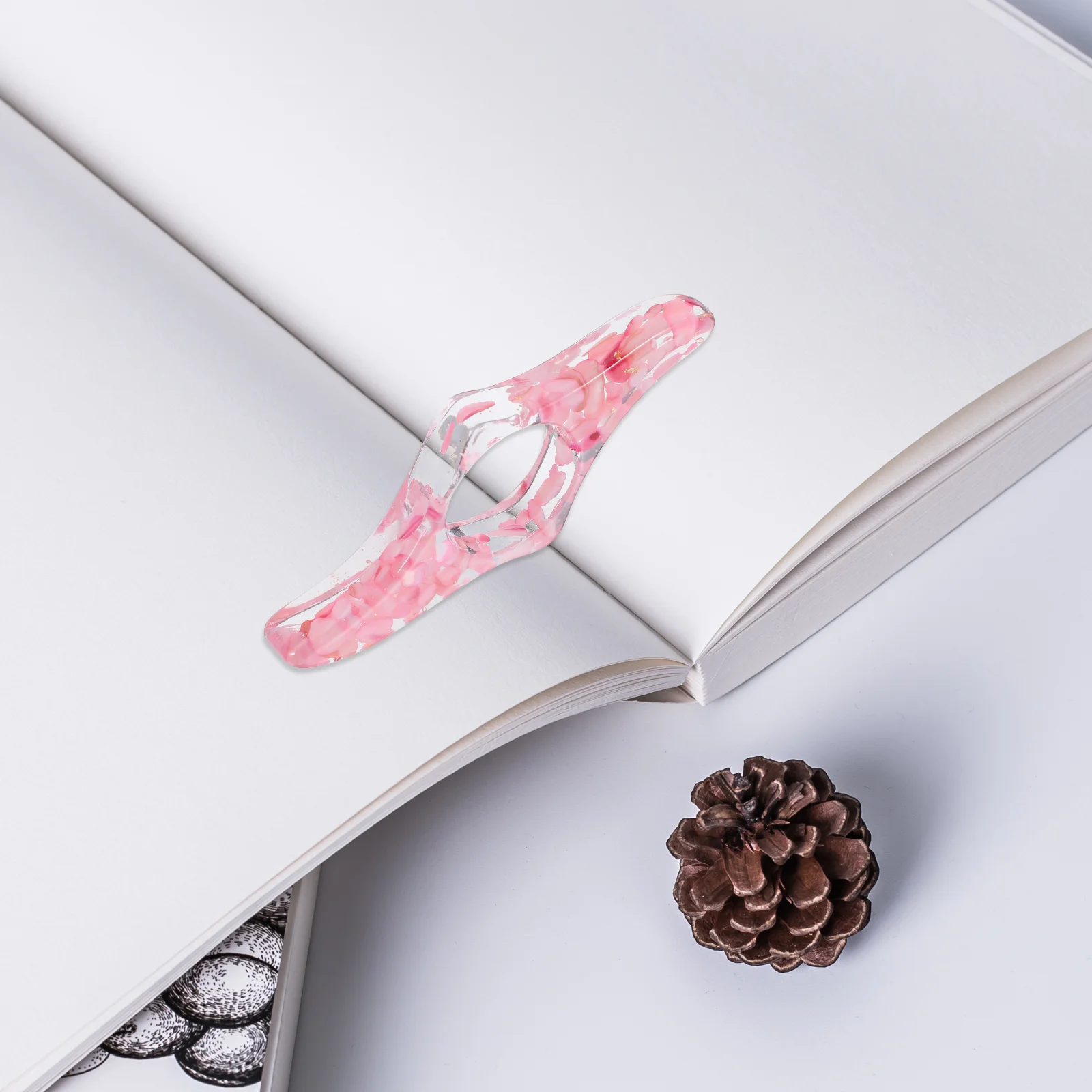 Glue Ring Bookmark Shelf Thumb Brace Page Holder Portable Reader Multi-function Reading