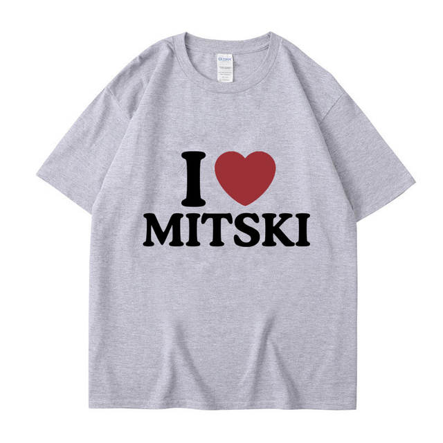 I LOVE MITSKI THEMED T-SHIRT (14 VARIAN)