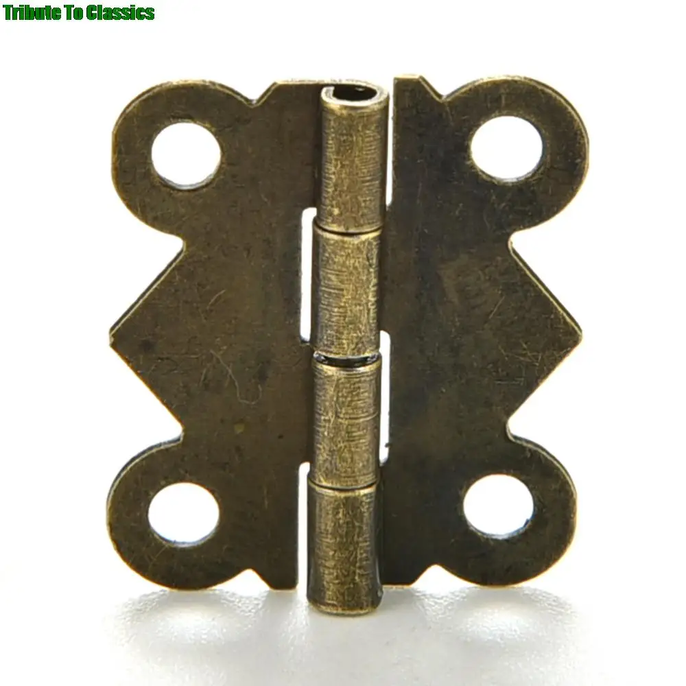 Brass Butterfly Hinges 10PCS for Jewelry Box Repair Model Making