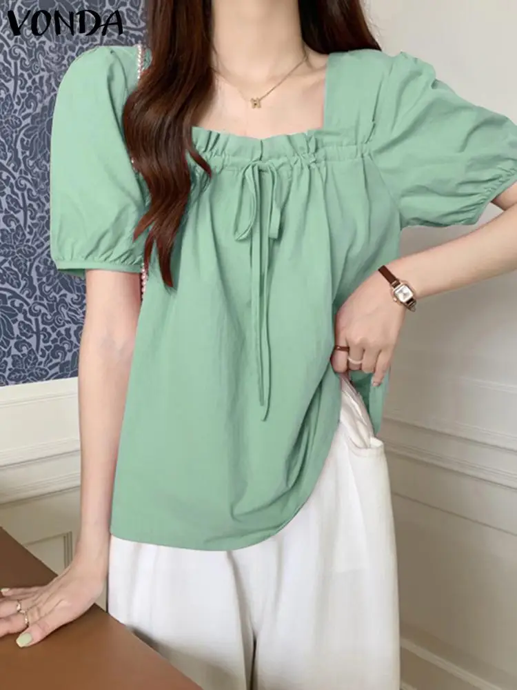 https://ae01.alicdn.com/kf/Sd1d3ffedfc644906ba8e4e99af4746ddN/Women-Shirt-2023-Summer-Lace-Up-Ruffle-Tops-VONDA-Sexy-Square-Neck-Casual-Short-Sleeve-Blouse.jpg