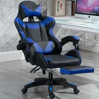 New Gaming Chair with Footrest, 1