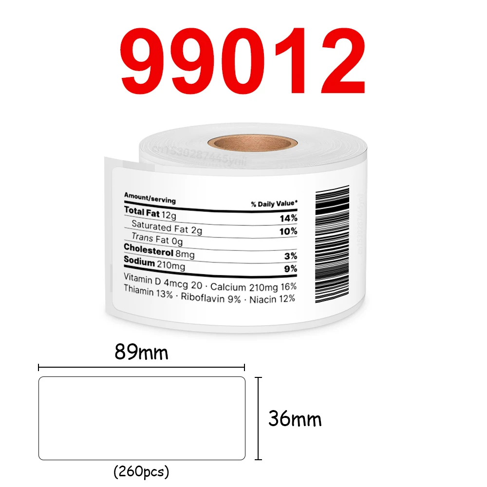 30 Compatible Rolls 99012 S0722400 36mm X 89mm Address Labels For LabelWriter 4XL 450 400 330 320 310 Twin Turbo Duo Seiko SLP 450 430 420 400 240 220 200 120 100 Pro Plus (260 Labels Per Roll