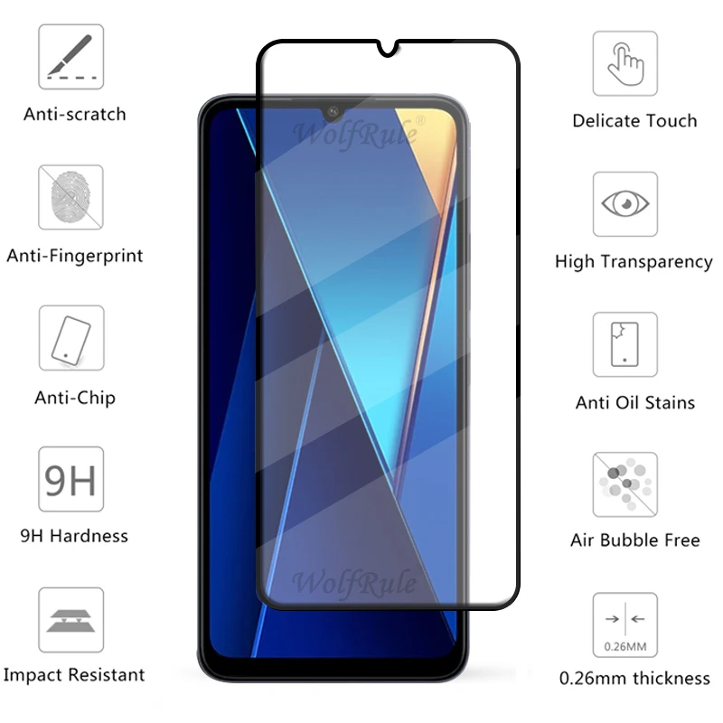Рисунок 3 - 6-в-1 Для Xiaomi Poco C65 стекло