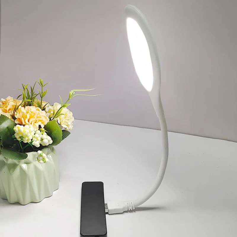 Portable USB 5v Plug Desk Night Light Eye Care LED Book Light Study Reading Lamp Laptop Keyboard PC Lighting E1