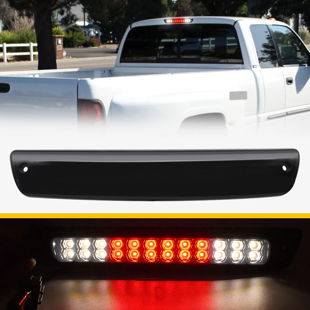 

Задний тормозной фонарь, подходит для Dodge Ram 1500 94-01 2500 3500 94-02, двухрядные фонари, автомобильные высокие тормозные фонари, задний тормоз № 55077263AB, черный
