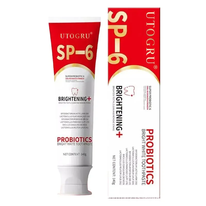 Probiotic Toothpaste 120g SP-6 Whitening Tooth Remove Plaque Stains Teeth Whitener Oral Hygiene Clean Fresh Breath Denta