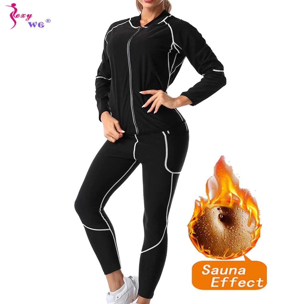 Sauna Suits Weight Loss Women Sauna Suit Women Sweat Set Sportswear Slimming Women Fitness