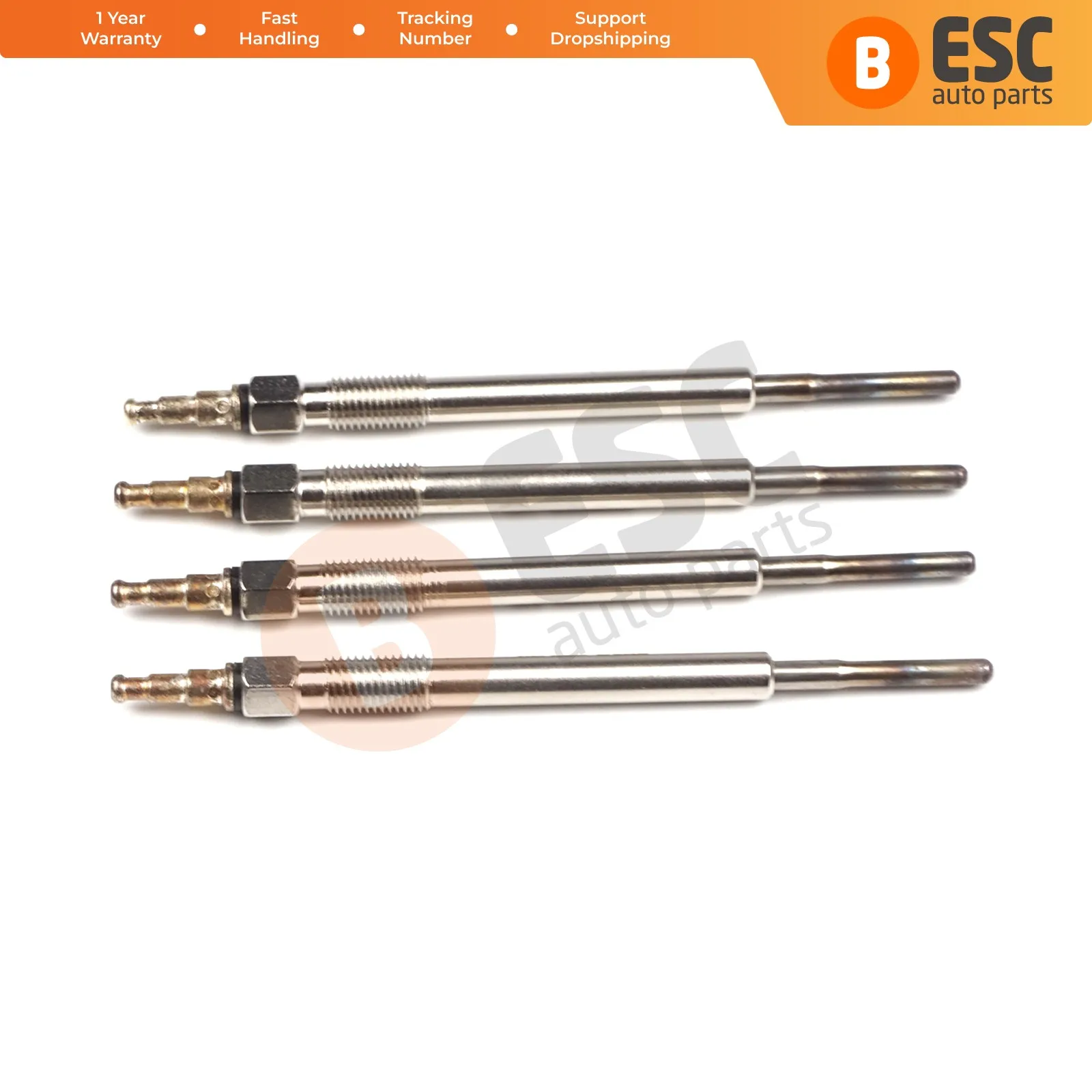 

ESC Auto Parts EGP14-1 4 Pcs Heater Glow Plugs GX2117, N10579802 for VW Skoda Seat Audi Chrysler Dodge Jeep Ship From Turkey