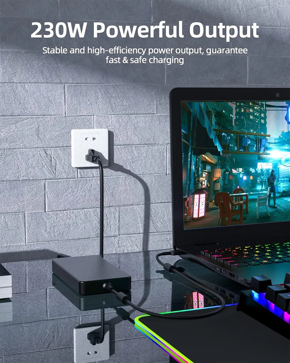 230W AC Adapter Legion Charger for Lenovo Legion 5P C7