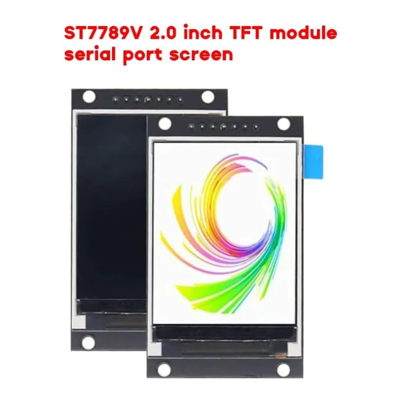Écran TFT 2.0 pouces, lecteur LCD OLED IC ST7789V 240RGBx320, Interface matricielle pour Module d'affichage LCD polychrome Arduio