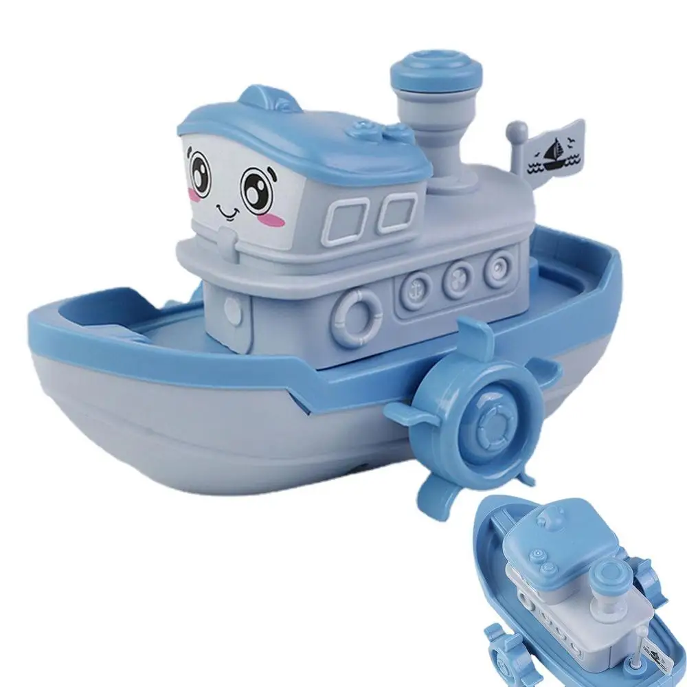 Cartoon Boat Baby Bath Clockwork Toys Kids Swimming Pool Outdoor Beach  Water Play Game Floating Ship For Children Birthday Gifts - Bath Toy -  AliExpress