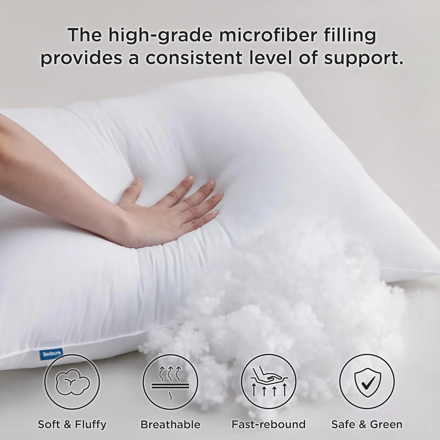 Premium Down Alternative Hotel Bed Pillows