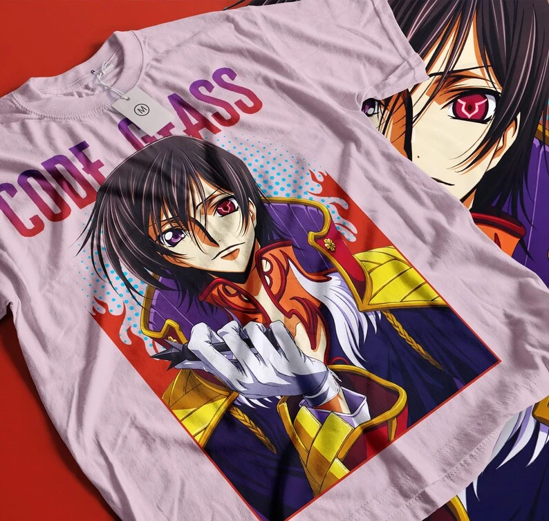 Code Geass Oversized Unisex Cotton Streetwear T-Shirt