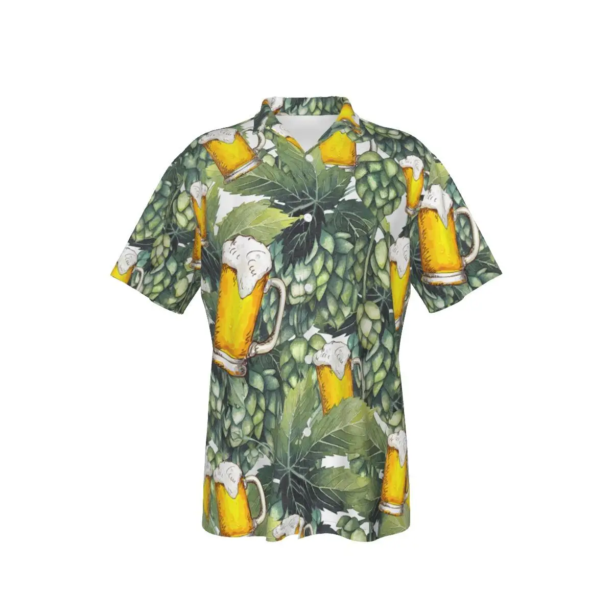 Men's Hawaiian Shirt Sky Print Clouds Beach Short Sleeve Summer Casual Button Up 3D Blue