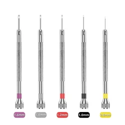 Precision Mini Slotted Screwdriver for Watch and Instrument Repair (5pcs)