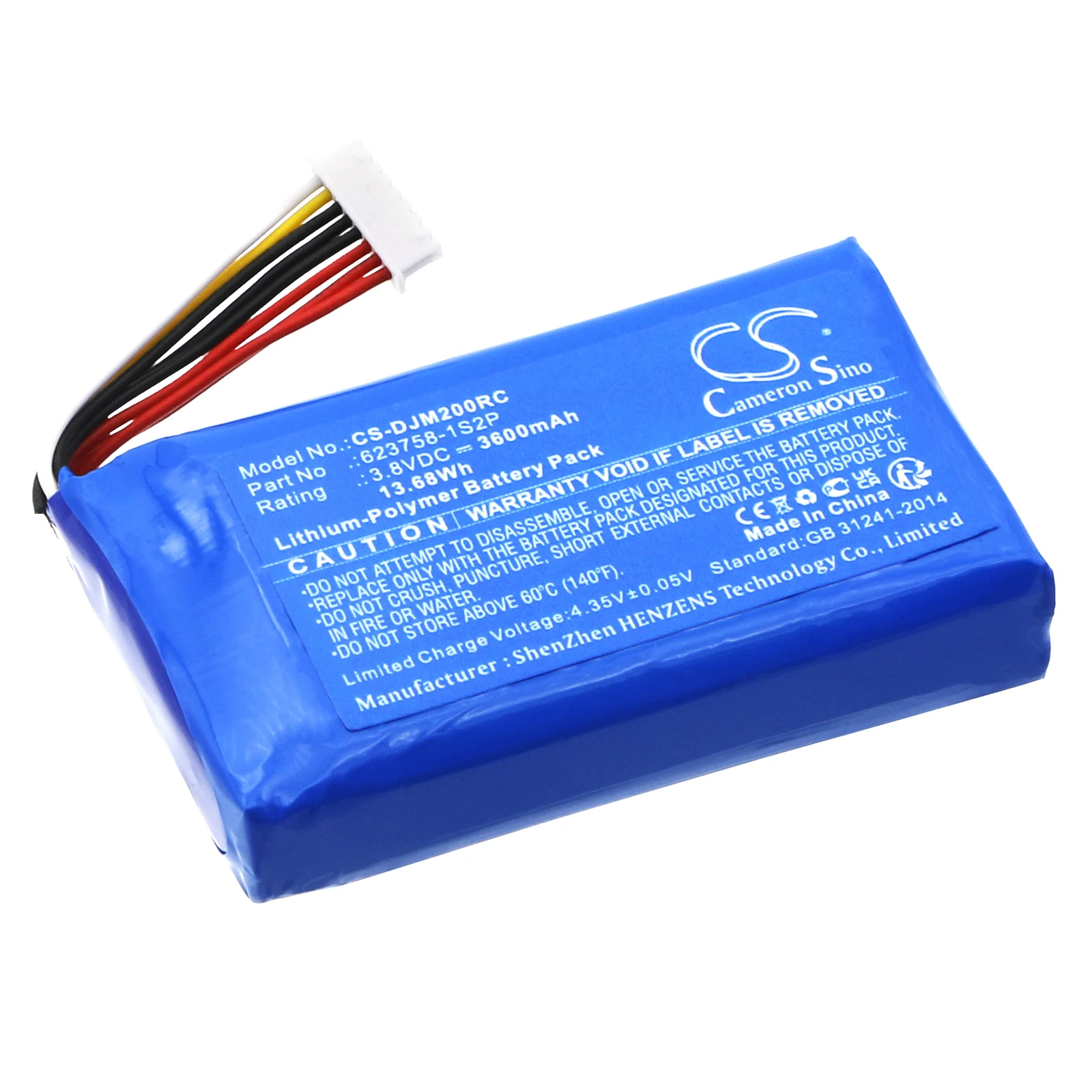 Batterie de rechange DJI Mavic 2 Pro pour télécommande DJM200RC, connecteurs visibles