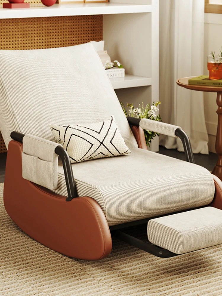 

Rocking chair capable of lying and sleeping