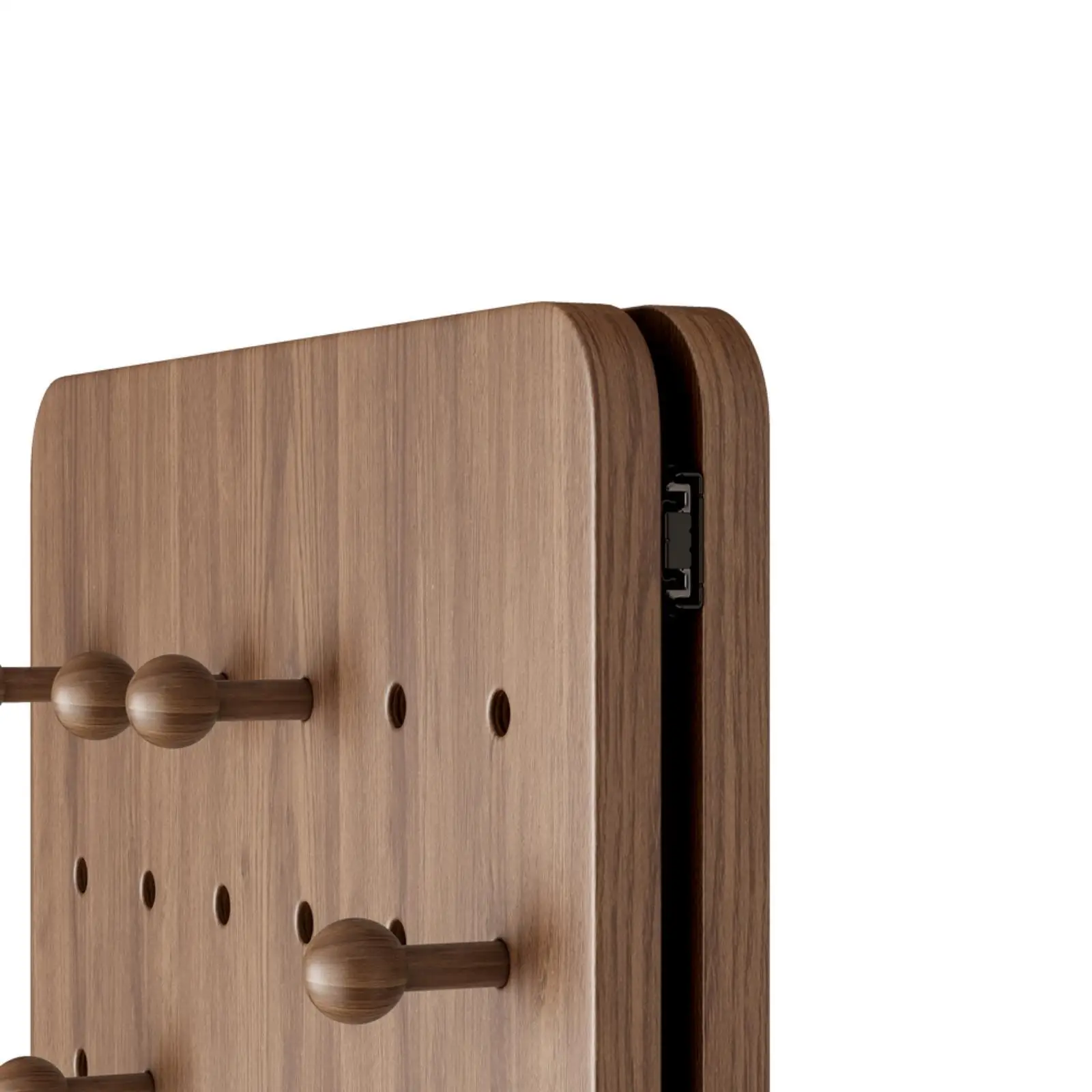 Wall Mounted Full Body Mirror with Storage Multifunctional Wooden Frame Mirror Panel for Living Room Bedroom