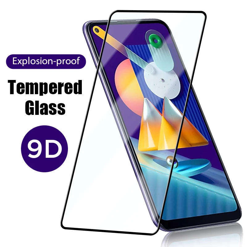 

Full Cover Tempered Glass For Samsung M10 M20 M30 M40 M11 M21 M21S M31 M31S M51 Screen Protector For Samsung M10S M30S M01 M01S