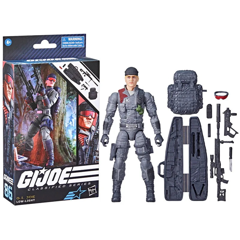 

Hasbro G.I.Joe Authentic Original Low-Light Movie & Anime Peripherals Collections Children's Gifts Movable Characters Model Toys