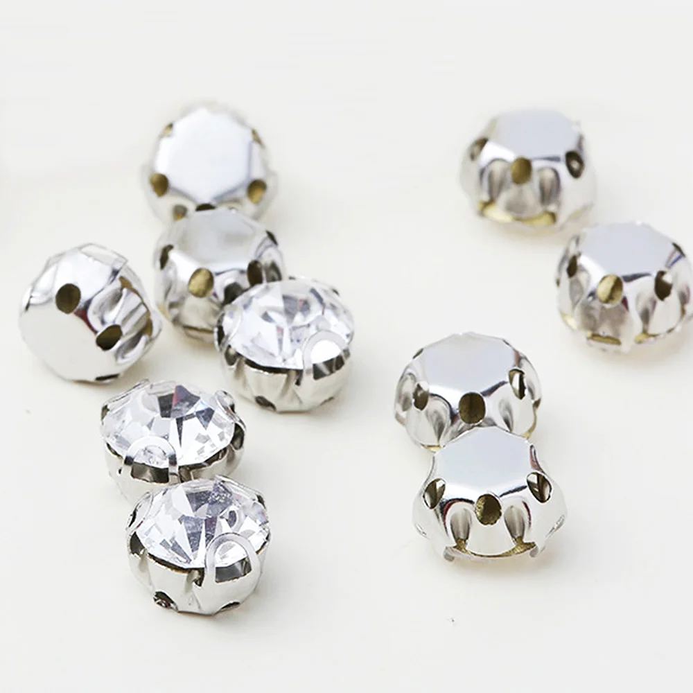 4mm-8mm 라인 석에 바느질 반짝 이는 크리스탈 비즈 2D 3D 클로 컵 라인 석 바느질 라인 석 Strass 트림 세공 돌 공예