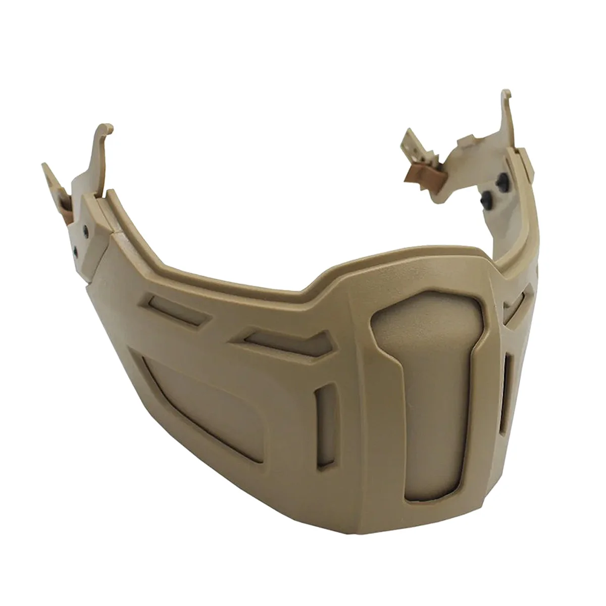 Tactical FAST Helmet Half Face Mask - Close-Up
