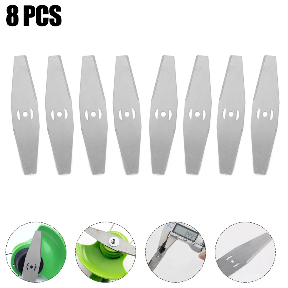 

8pcs 150mm Grass String Trimmer Head Replacement Steel Saw Blades For Lawn Mowers & Grass Trimmers Replacement Accessories