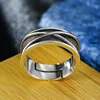 Retro Time Space Goku Black Ring Punk Gothic Open Ring For Men Handmade Unisex Designer Jewelry Accessories Anime Lovers Gift 5