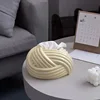 Ceramic Tissue Box Paper Extractor Knot Wool Ball Winding Paper Towel Holder Desktop Storage Ceramic Ornaments Napkin Holder 3
