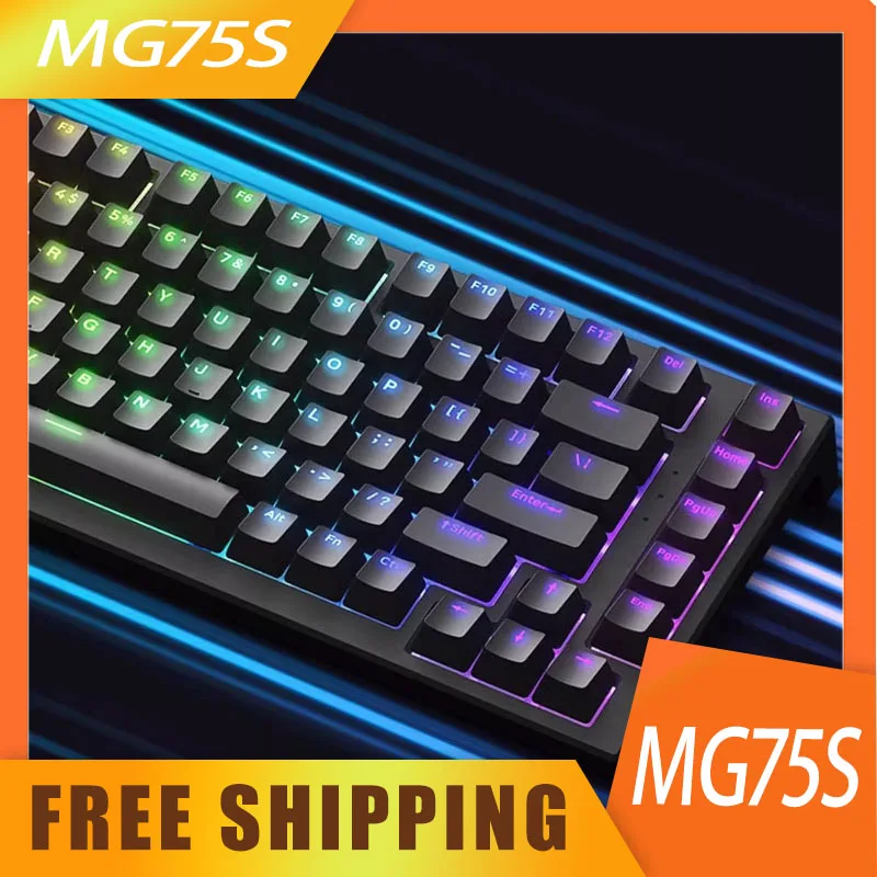 

Monsgeek Mg75s Magnetic Axis Keyboards 8k Oem Rgb 75% Wired Gaming Keyboard Customize Gasket Hot Swap Keyboard For Pc Gamer