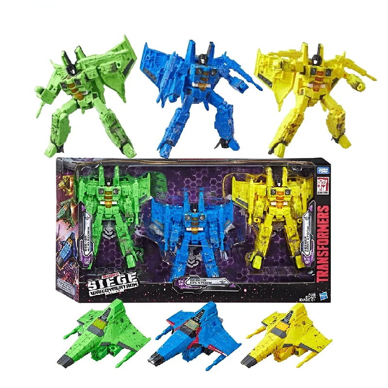 Trasformatori War For Cybertron Siege E5002 Cercatori Ion Storm Acid Storm Nova Storm Set 3 Pezzi Action Figure Model Toy