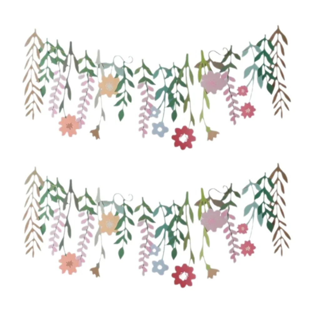 Bannière de fleurs à longues feuilles, pour salles de classe de maternelle,  bricolage, fleur de printemps, décor de fête d'anniversaire, bannière pour  enfants filles - AliExpress, image size:1000x1000