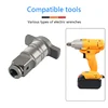1pc Spindle Anvil Replaceable Silver WU268 WU278 WU279 Electric Wrench for Power Tools Conversion Head Dual-purpose Square Axis 2