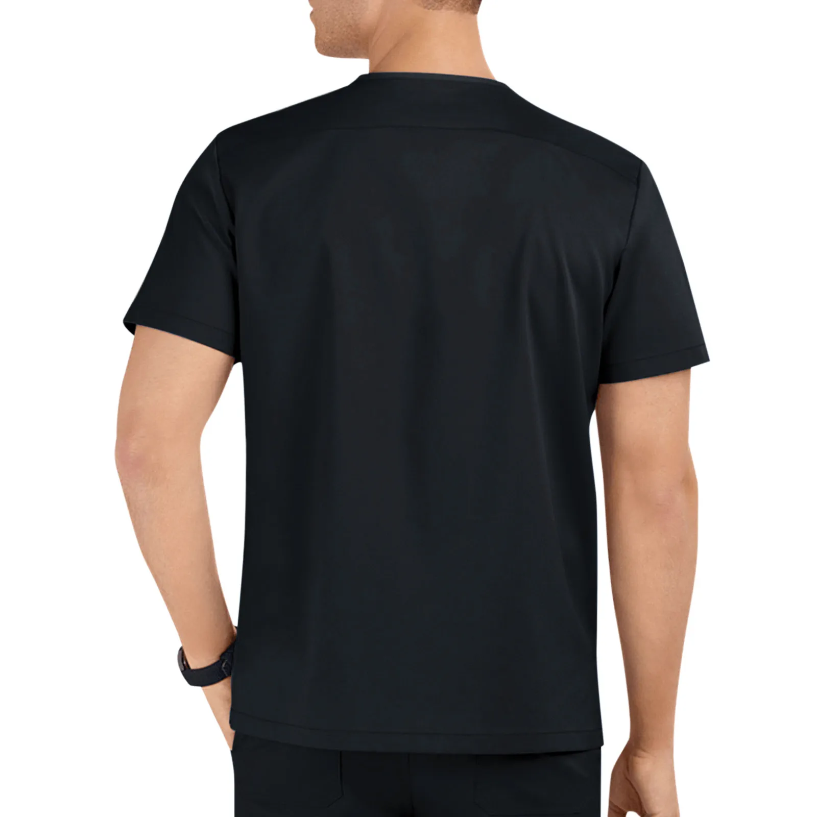 زي قصير الأكمام للرجال ، بلوزة المستشفى ، تي شيرت...