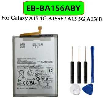 Nuova batteria EB-BA156ABY di alta qualità per Galaxy A15 4G A155F / A15 5G A156B 5000mAh batterie per telefoni cellulari + strumenti