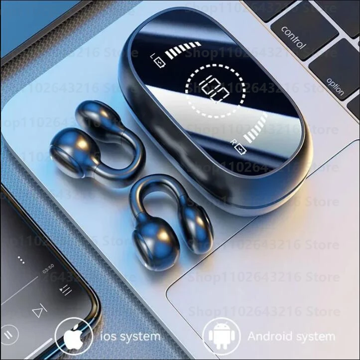 Wireless Earbuds TWS Bluetooth Earbuds with Charging Case Motion Noise Cancelling Headphone with Mic for Gaming Sport