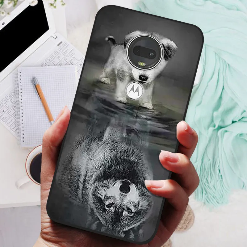 Stylish Soft TPU Protective Case - Fashionable Painted Cover for Motorola Moto G7 Series