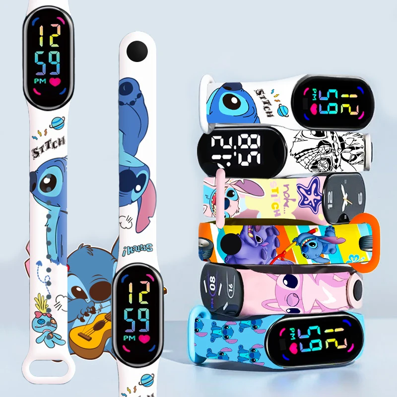 stitch children watches girls waterproof sport touch screen watch for women waterproof digital clock bracelet gifts Stitch Children Watches Girls Waterproof Sport Touch Screen Watch for Women Waterproof Digital Clock Bracelet Gifts 6