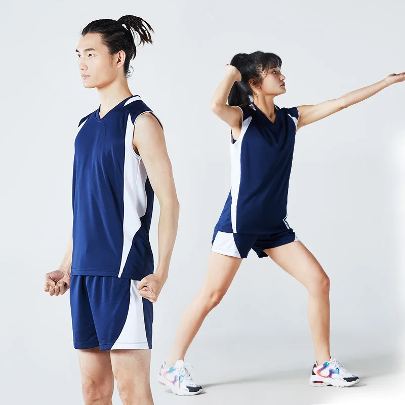 Mens Volleyball Uniform Team Volleyball Shorts Women Training Suit Jerseys Kits Unisex