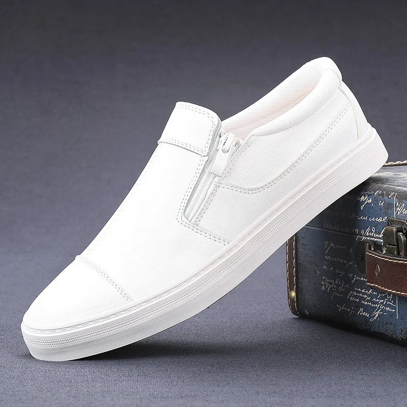 Shoes Man 2024 Trend High Quality Leather Casual Shoes Luxury Comfortable Loafers Fashion Moccasins Flats Men Driving Shoes 2