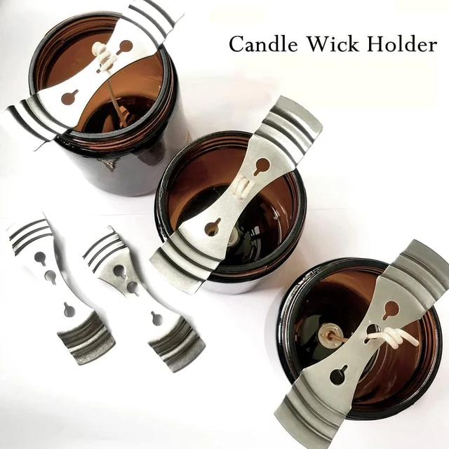 Support Meche Bougie Supports Mèches à Bougies En Métal - Lot De 10 - Dispositif De Centrage Pour Fabrication Bougies Maison Dispositif Centrage Bougie