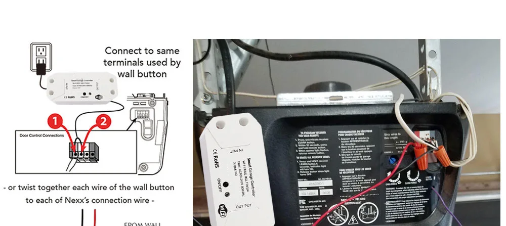 스마트 모던 와이파이 투야 앱 제어 자동 게이트 개폐기 키트, 차고 및 빌라/호텔용 도어 컨트롤러, 유니버설 스마트 홈 라이프