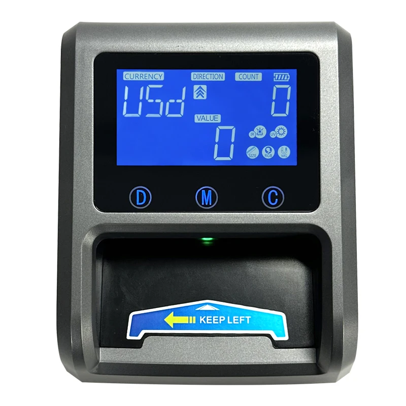 HL-600 USD EUR Israeli Shekels Fake Notes Detector Forged Money Checking Machine Money Counter Brasil Cash Detecting Machine