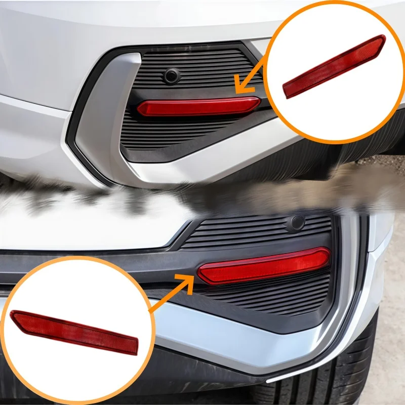 Audi Q3 Sportback 2020 2021 2022 2023 용 자동 왼쪽 또는 오른쪽 후면 범퍼 반사판 경고등 스트립 바