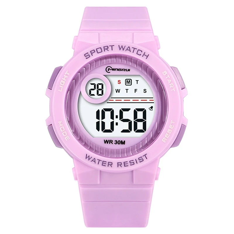 Waterproof Digital Kids' Sport Watch – Blue Electronic Alarm Clock