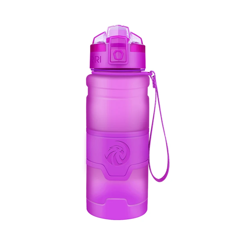 Leak-Proof 400ml Time-Marked Water Bottle - Portable & BPA-Free